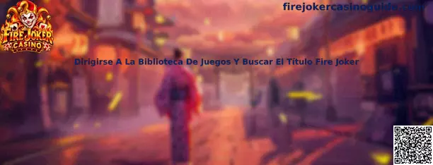 Guía visual para dirigirse a la biblioteca de juegos y buscar el título Fire Joker