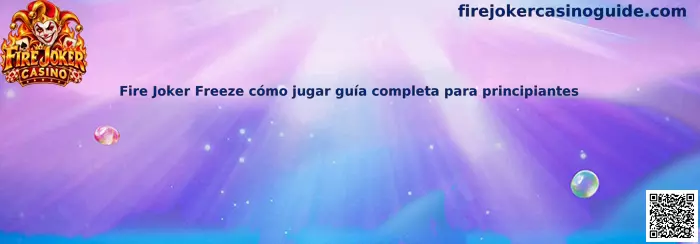 Imagen ilustrativa de Fire Joker Freeze, tragamonedas con símbolos clásicos, Fire Joker e Ice Joker
